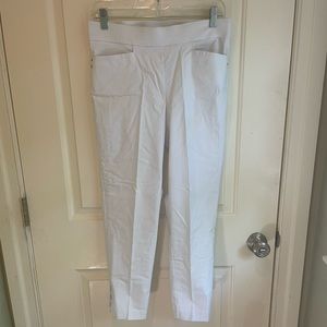 89th + Madison white stretch ankle detail size medium pants